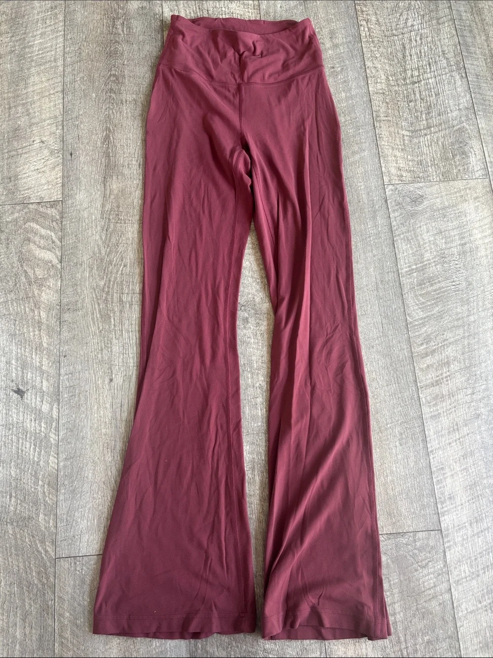 lululemon athletica Women's Burgundy Flare Leggings